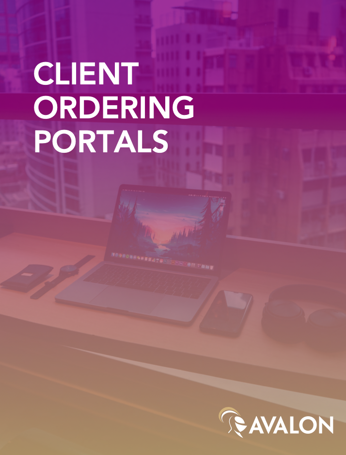 client ordering portals slick